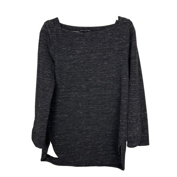 Banana Republic Women's Charcoal Gray Long Sleeve Top/Sweater Cotton Blend Small - Picture 1 of 6